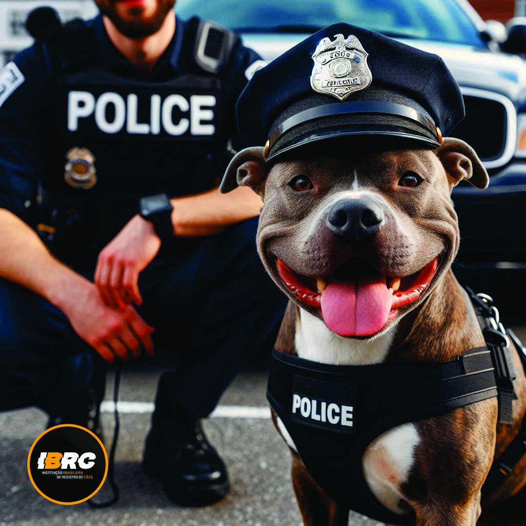 American Pit Bull Terrier na Polícia