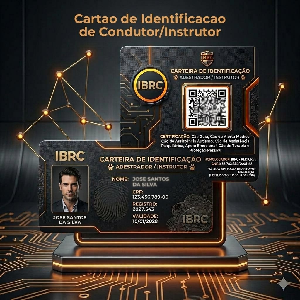Cartão de Identificação de Condutor/Instrutor